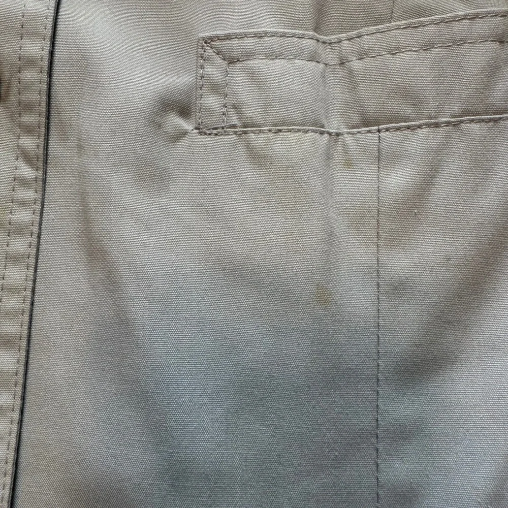 Vintage Light Gray Trench Coat Dress Size 10 Belted Pleated‎ Midi Coat READ